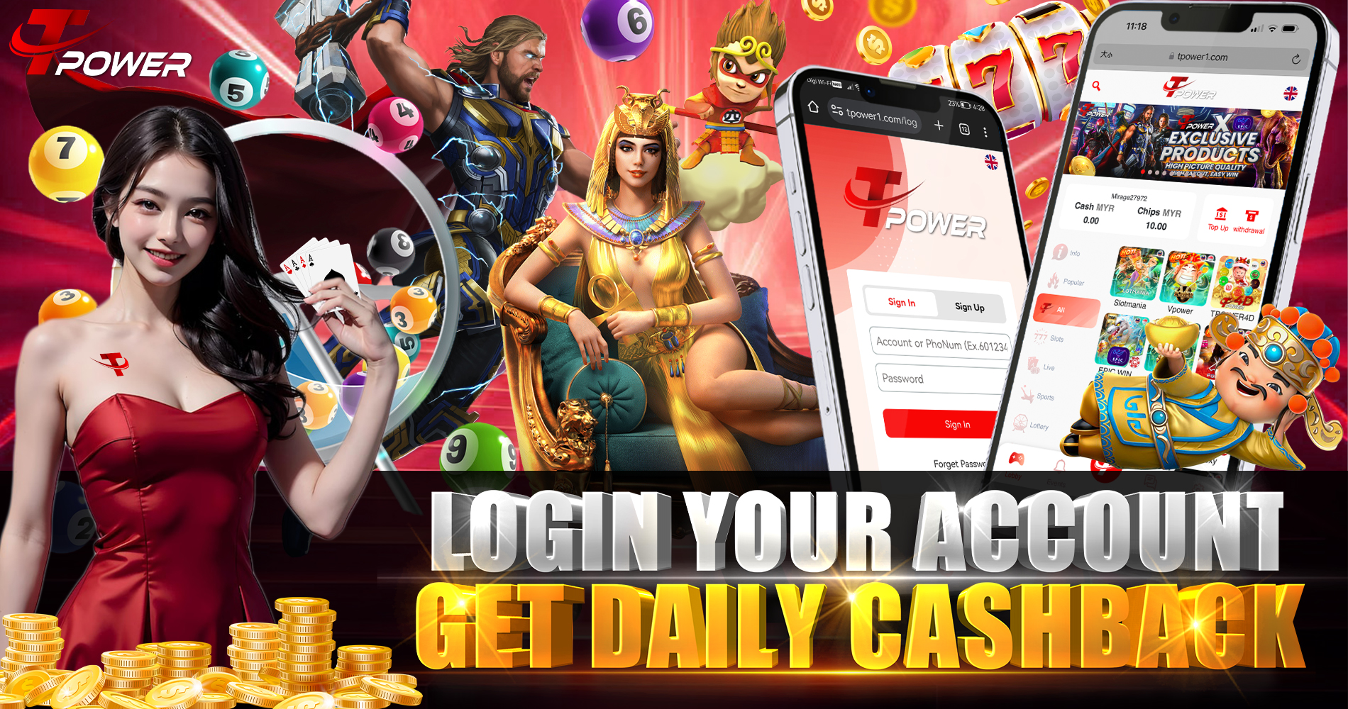 TPower3 Interface Example